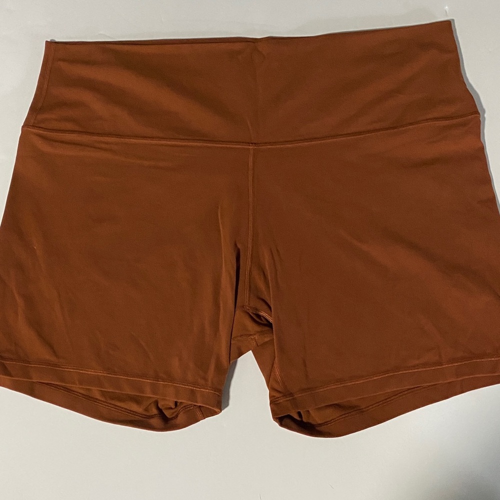 lululemon athletica High-Waisted Tan Shorts